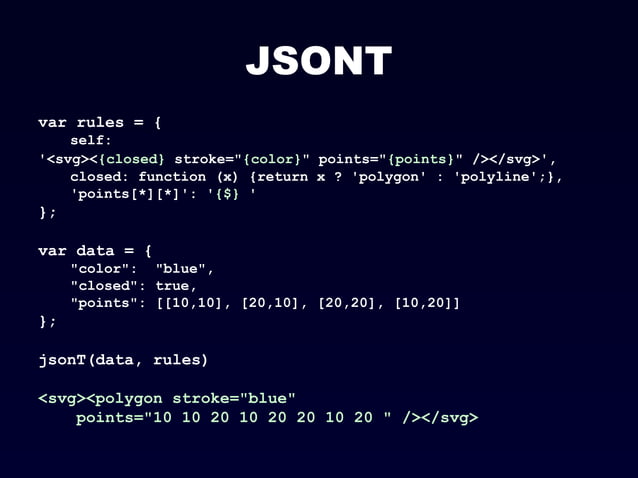 Json | PPT | Free Download
