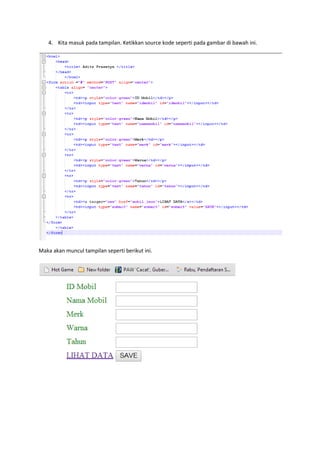 Cara men_generate JSON dengan menggunakan fungsi PHP | PDF