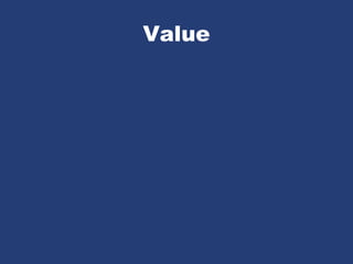 Value
 