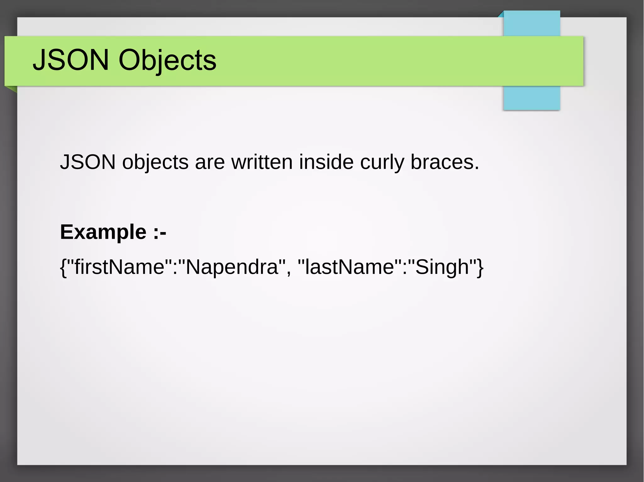 Json Tutorial | ODP