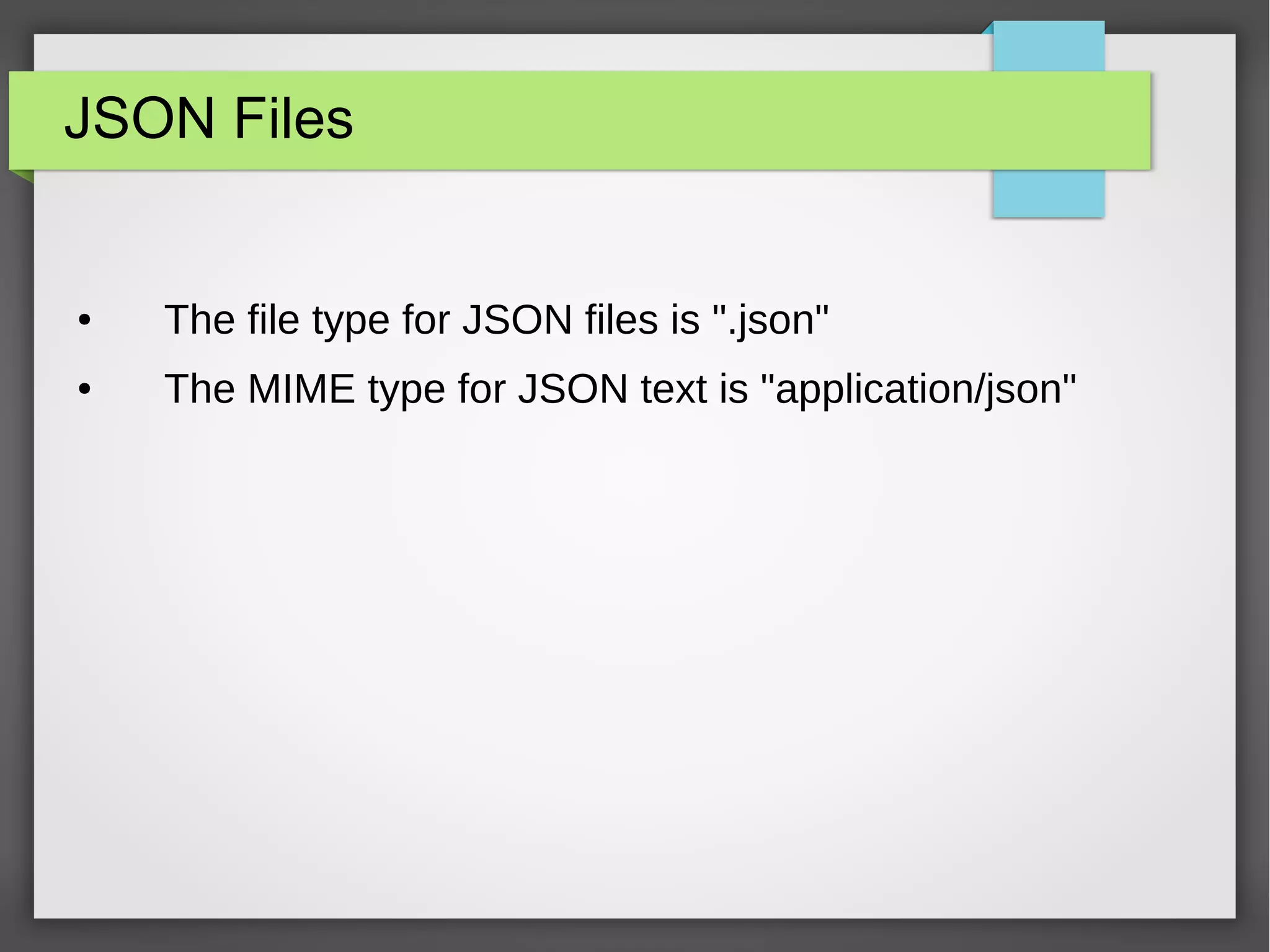 Json Tutorial | ODP