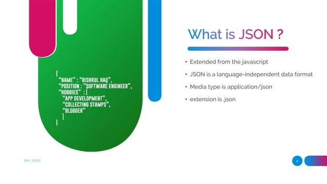 JSON in JavaScript | PDF