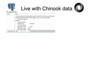 Live with Chinook data
 