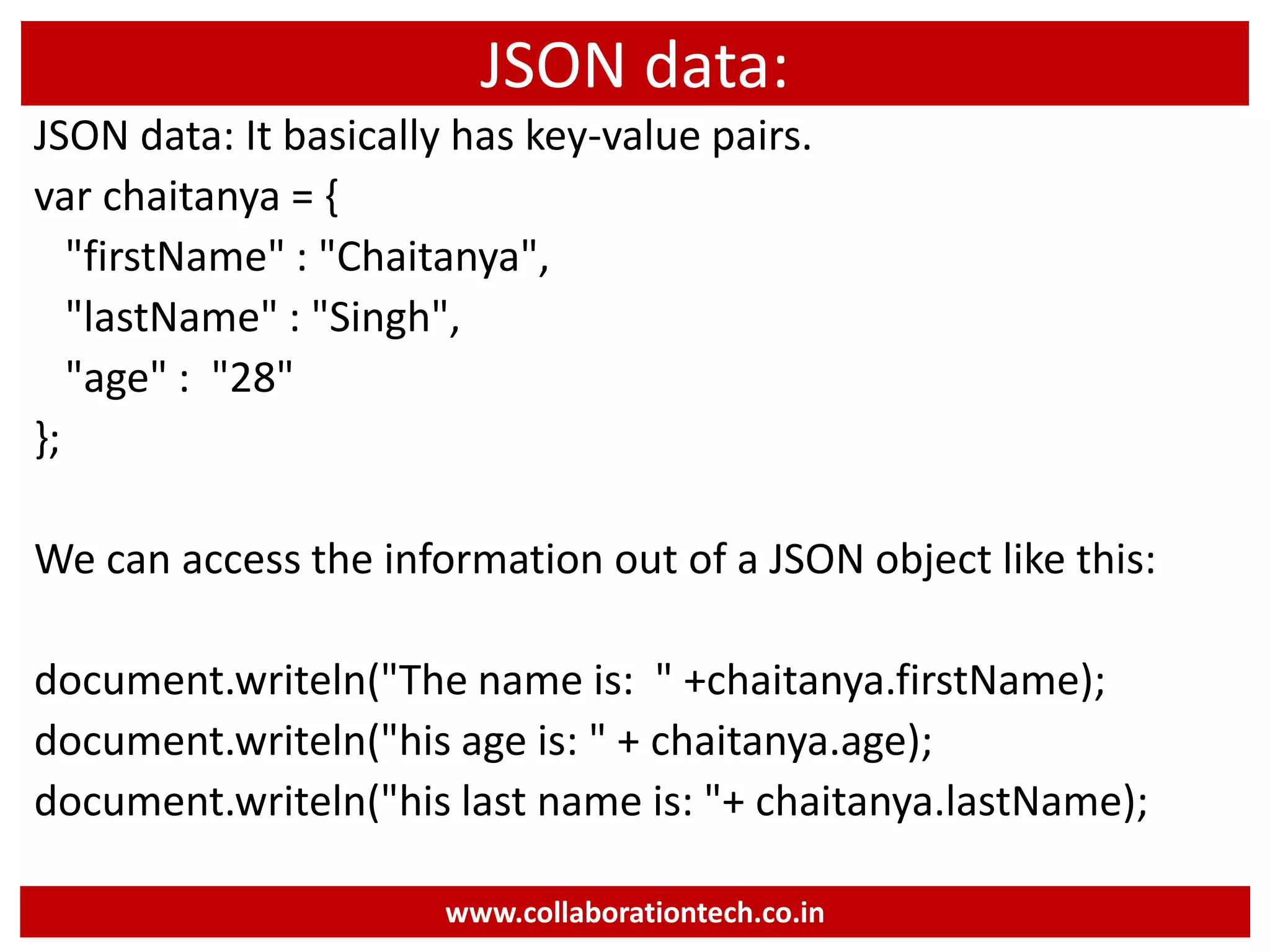 Introduction To Json Ajax Ppt Introduction To Json Ajax Ppt