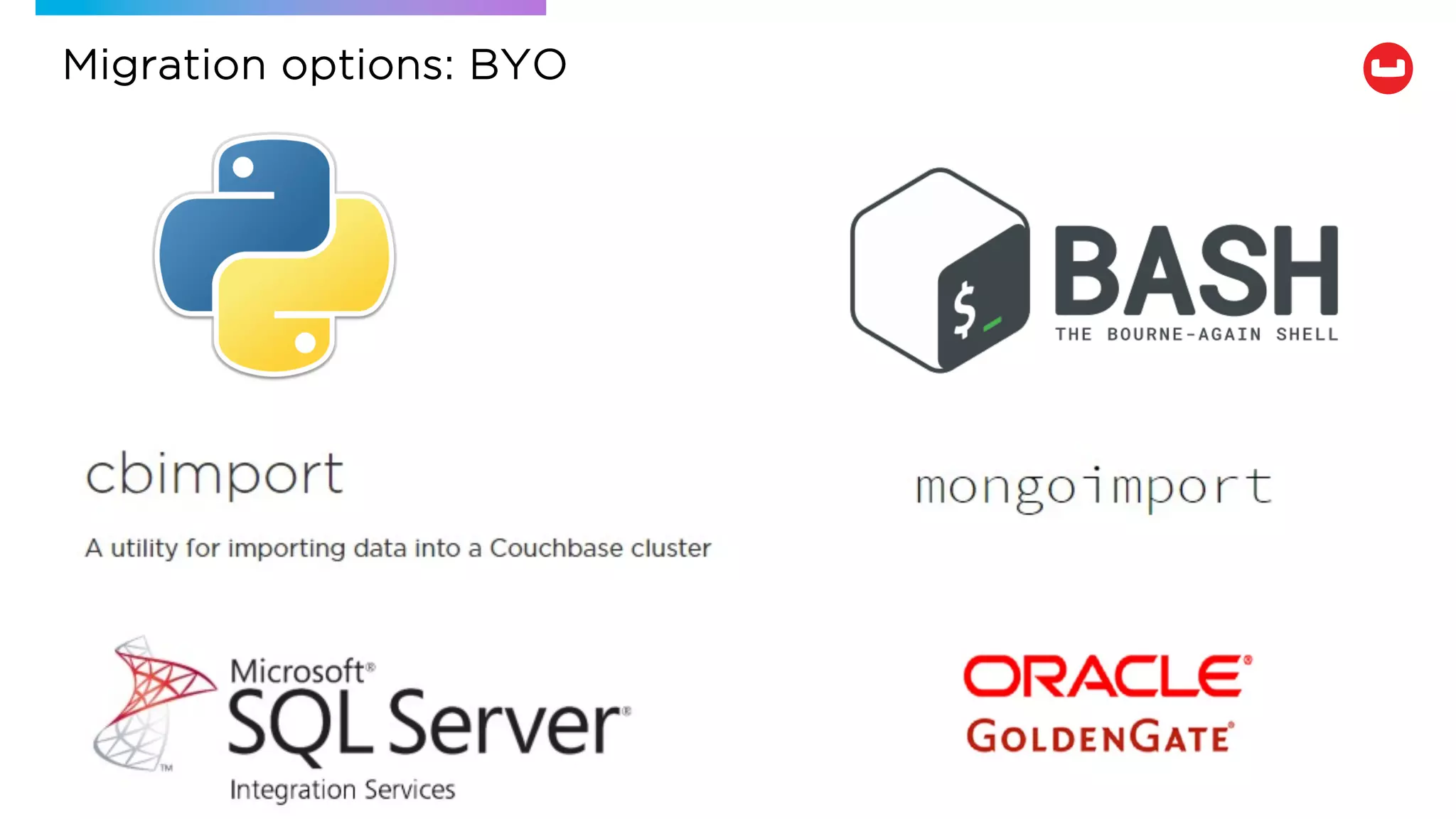 Migration options: BYO
 