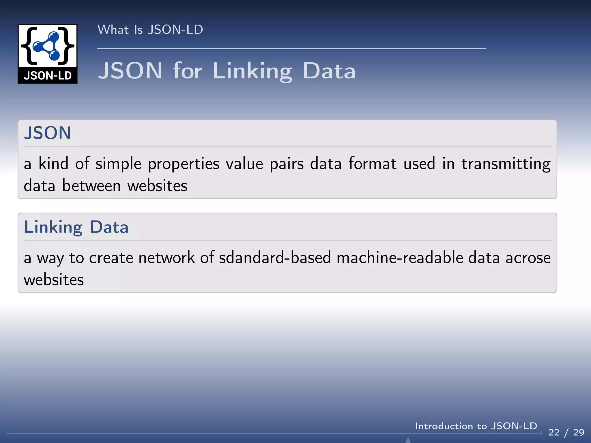 Introduction to Json ld | PPT