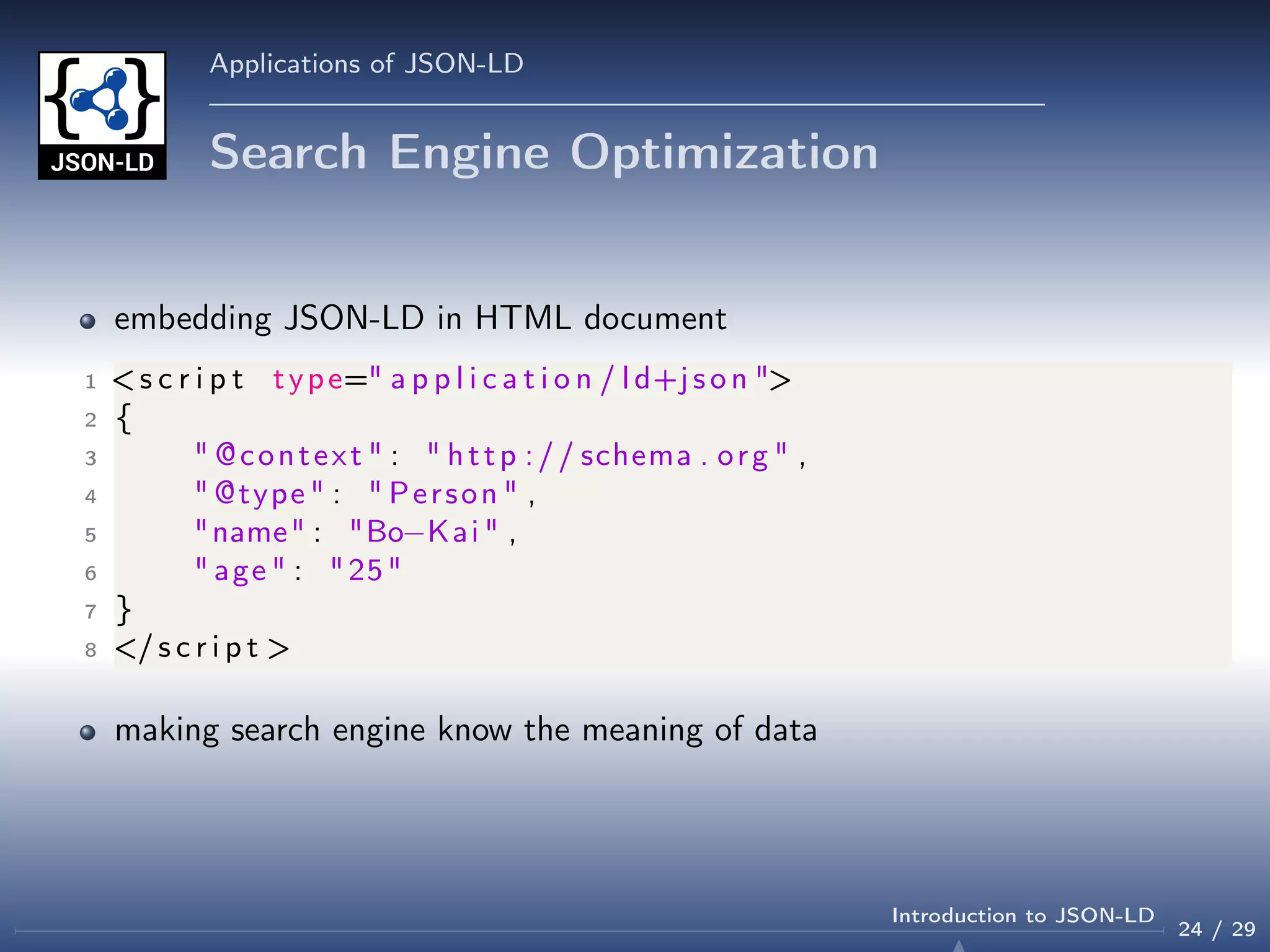 Introduction to Json ld | PPT