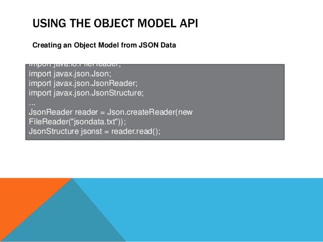 Json object model class jackson annotations - connectionslery
