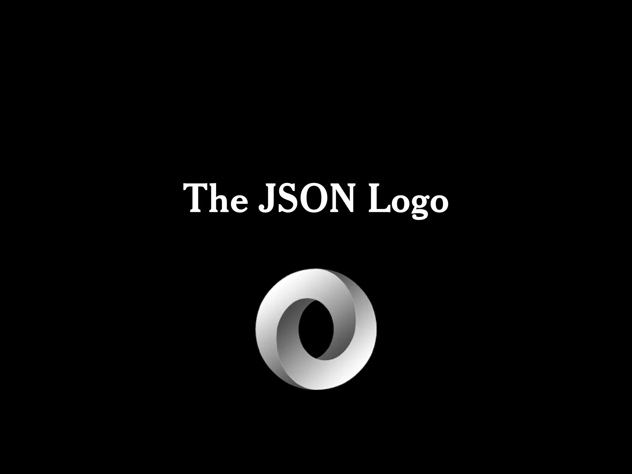 The JSON Logo
 