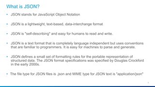 Json training | PPT