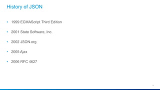 Json training | PPTX | Web Development | Internet