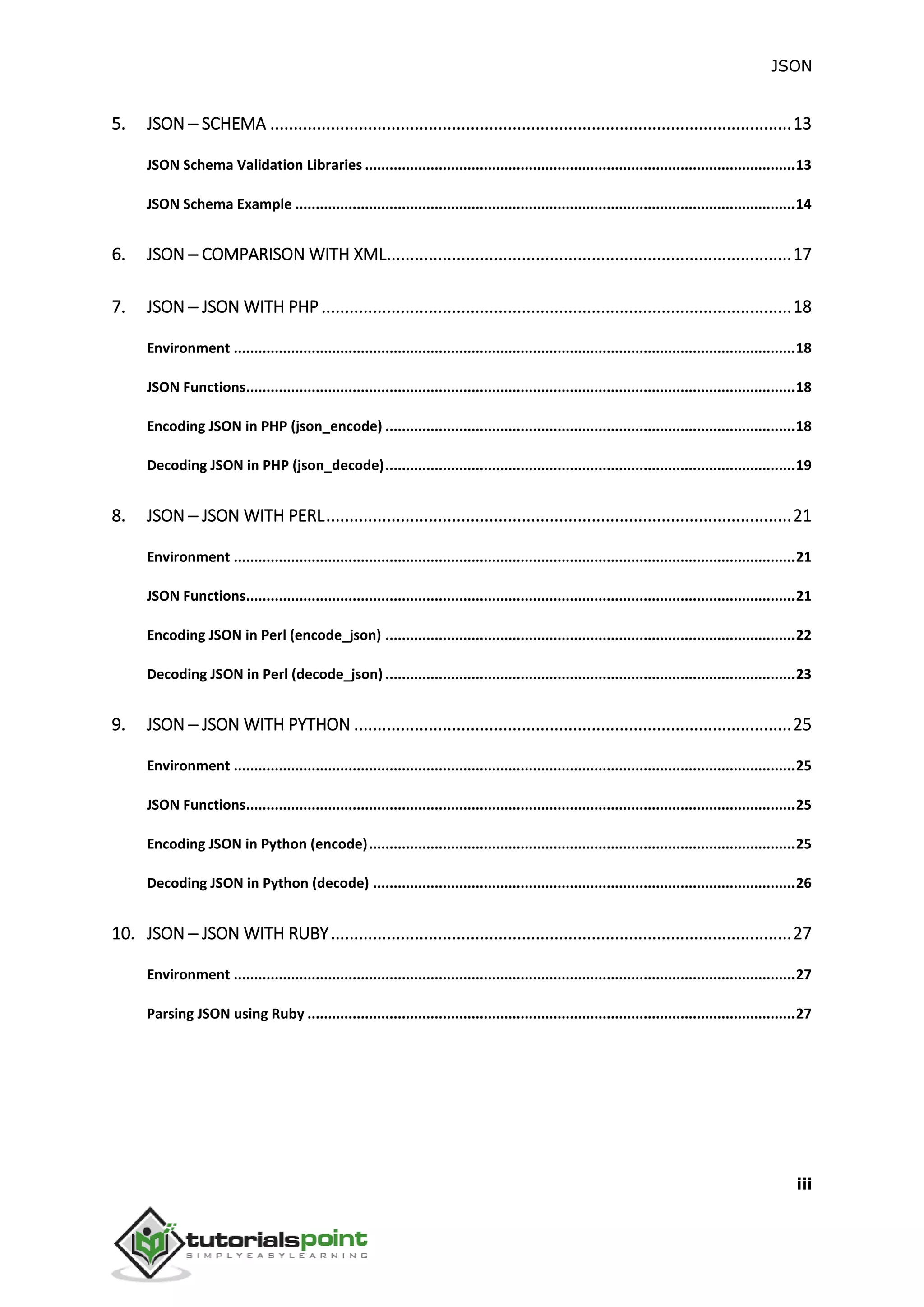 Json tutorial | PDF
