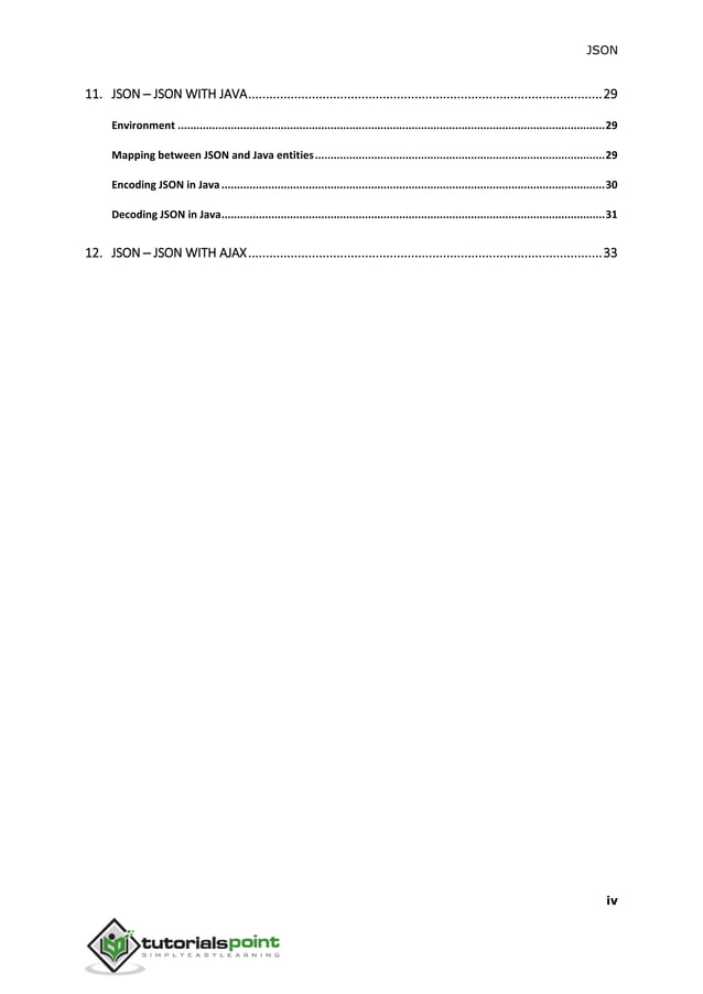 Json tutorial | PDF