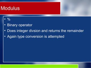 JavaScript Operators | PPT