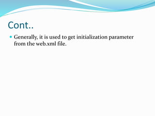 Jsp config implicit object | PPTX