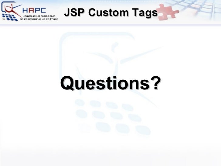 How to write custom tags in jsp