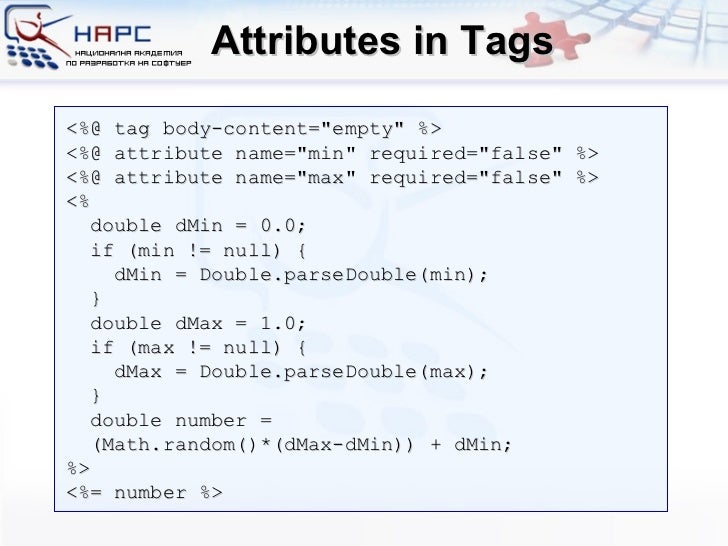 Understanding and Creating Custom JSP Tags how to write custom jsp tags