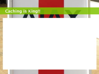 Caching is King!!
 