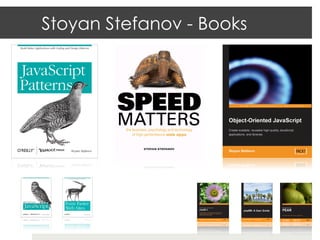 Stoyan Stefanov - Books
 