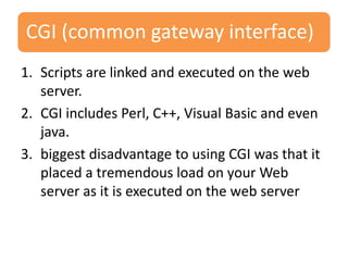 Jsp (java server page) | PPT