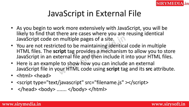 Js placement | PPT
