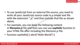 Js placement | PPT