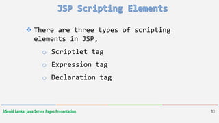 Java Server Pages | PPTX