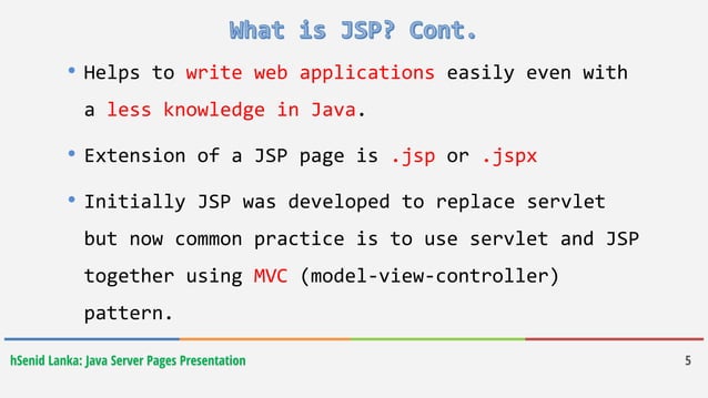 Java Server Pages | PPTX