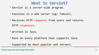 Java Server Pages | PPTX