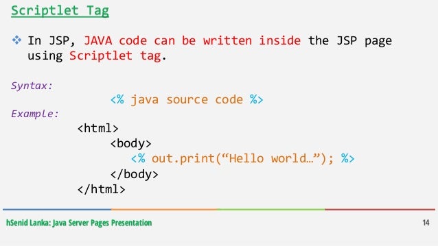 Java Server Pages