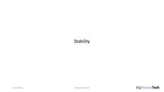 Stability
01/06/2018 @danielbryantuk
 