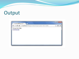 Jsp session implicit object | PPTX
