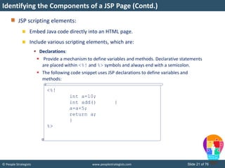 JSP Technology I | PDF