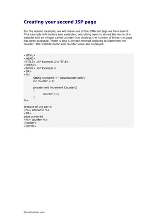 7KHZHEEURZVHUPDNHVWKHUHTXHVWYLDWKH,QWHUQHW
    7KH-63UHTXHVWJHWVVHQWWRWKH:HEVHUYHU
    7KH:HEVHUYHUUHFRJQLVHVWKDWWKHILOHUHTXLUHGLVVSHFLDOMVS 