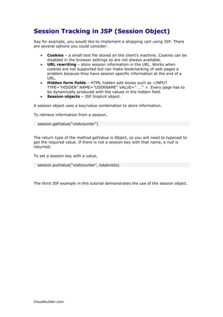 6HWWLQJXSD-63HQYLURQPHQW
%HIRUHVHWWLQJXSWKH-63HQYLURQPHQWRXPXVWPDNHVXUHRXKDYHWKH-'.

'RZQORDG-'.IURPWKHIROORZLQJ85/
KWWSMDYDVXQFRPMVH

)RU:LQGRZVWKHFRPSOHWHGRZQORDGLVDERXW0%

5XQWKURXJKWKHVHWXS

2QHRIWKHPDLQSUREOHPVQHZ-DYDGHYHORSHUVKDYHLVVHWWLQJWKH3$7+DQG
/$663$7+
)RU:LQGRZV0(RXHGLWWKH$872(;(%$7ILOHZLWKWKHQHZ3$7+DQG
/$663$7+VHWWLQJVDQGUHERRWRXUPDFKLQH
)RU:LQGRZV17RXHGLWWKHHQYLURQPHQWVHWWLQJV

%RWKRIWKHVHFKDQJHVDUHGHVFULEHGLQWKH-DYDLQVWDOODWLRQLQVWUXFWLRQV



'RZQORDGWKH-63HQYLURQPHQW
RXFDQGRZQORDG-63HQYLURQPHQWVIURPWKHZHE
KWWSMDYDVXQFRPSURGXFWVMVSGRZQORDGKWPO

7KHSUHIHUUHGRSWLRQLVWRGRZQORDGWKH-((5HIHUHQFH,PSOHPHQWDWLRQ7RPFDW
DSSUR[LPDWHO0% 