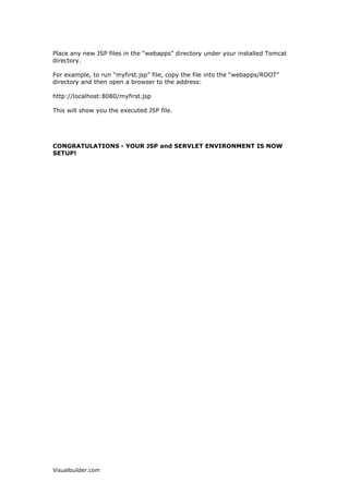 :KXVH-63

-63LVHDVWROHDUQDQGDOORZVGHYHORSHUVWRTXLFNOSURGXFHZHEVLWHVDQG
DSSOLFDWLRQVLQDQRSHQDQGVWDQGDUGZD-63LVEDVHGRQ-DYDDQREMHFW
RULHQWHGODQJXDJH-63RIIHUVDUREXVWSODWIRUPIRUZHEGHYHORSPHQW

0DLQUHDVRQVWRXVH-63

    0XOWLSODWIRUP
    RPSRQHQWUHXVHEXVLQJ-DYDEHDQVDQG(-%
    $GYDQWDJHVRI-DYD


RXFDQWDNHRQH-63ILOHDQGPRYHLWWRDQRWKHUSODWIRUPZHEVHUYHURU-63
6HUYOHWHQJLQH


                       0RYLQJ-63ILOHIURPRQH
                        SODWIRUPWRDQRWKHU

      :HEVHUYHU                                           :HEVHUYHU
    0LFURVRIW,,6 