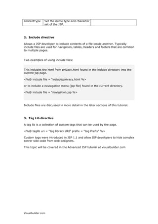 Jsp Tutorial