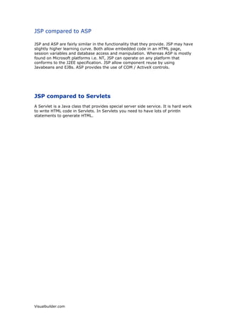 Jsp Tutorial