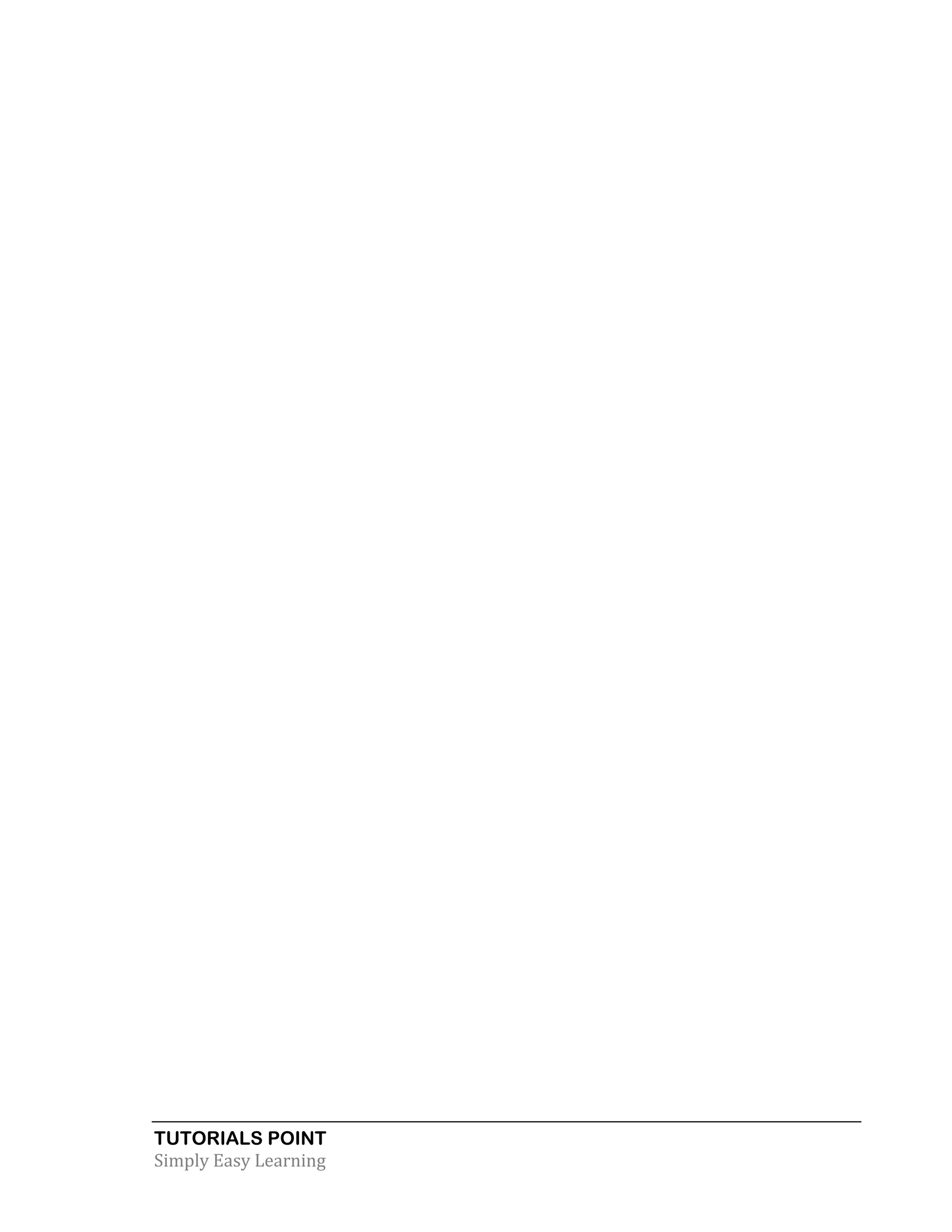 TUTORIALS POINT Simply Easy Learning 