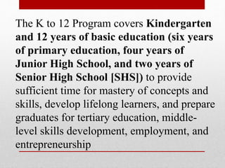 K12 Program | PPTX