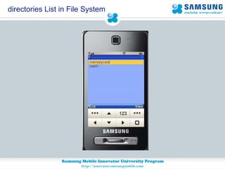 directories List in File System 