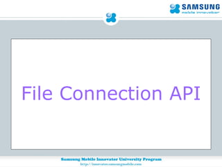 File Connection API 