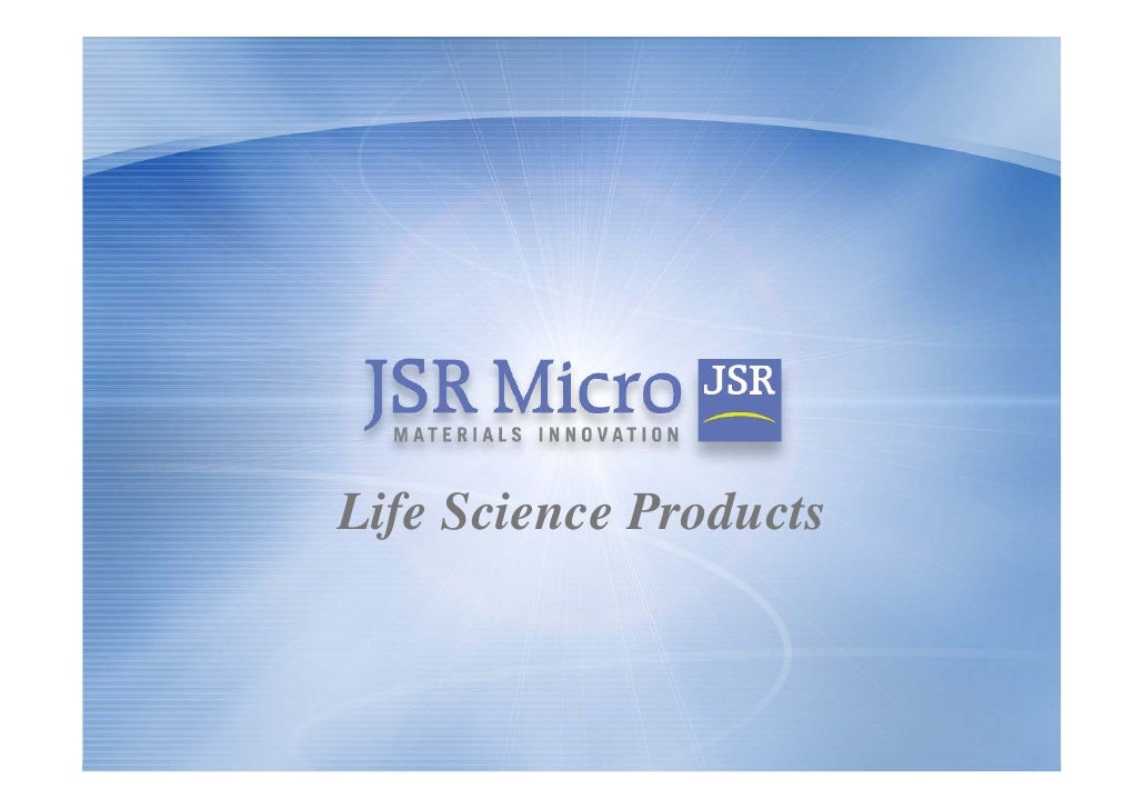 JSR life science product of beads