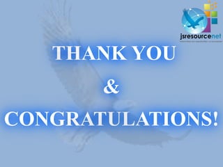 THANK YOU
       &
CONGRATULATIONS!
 