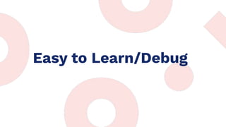 Easy to Learn/Debug