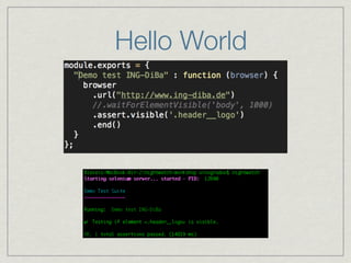 Hello World 
 