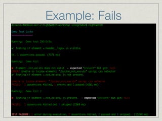 Example: Fails 
 