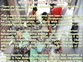 E-WASTE POWERPOINT PRESENTATION