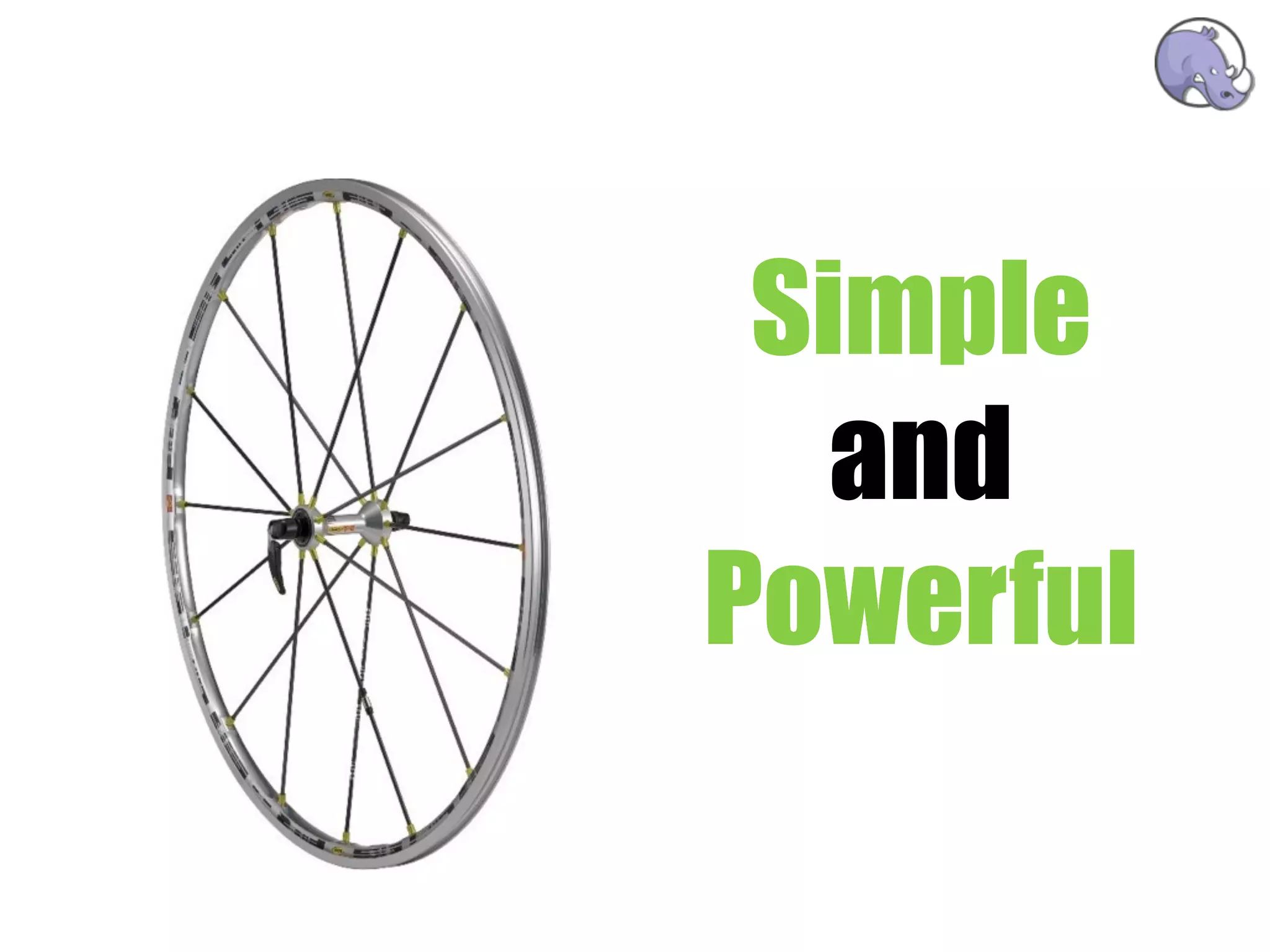 Simple
   and
Powerful
 