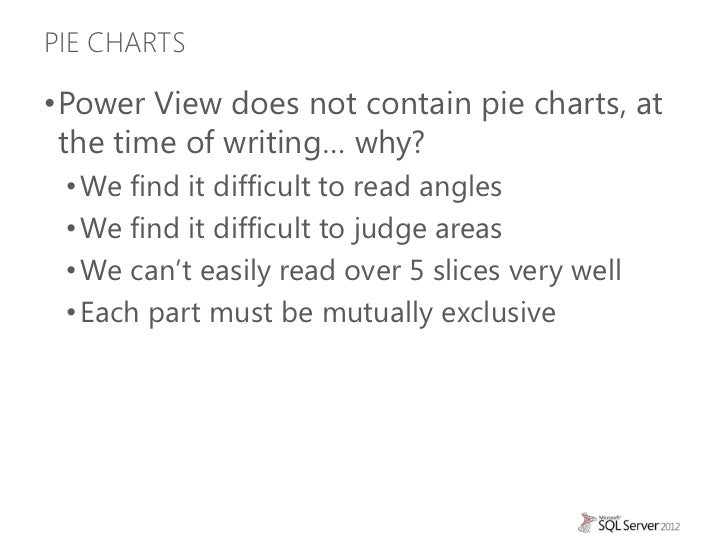 Power View Pie Chart
